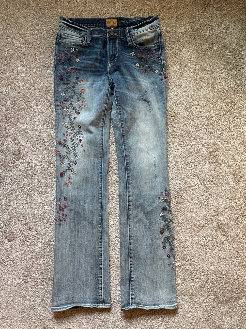 Driftwood Kelly Embroidered Light Blue Women’s Jeans size 27